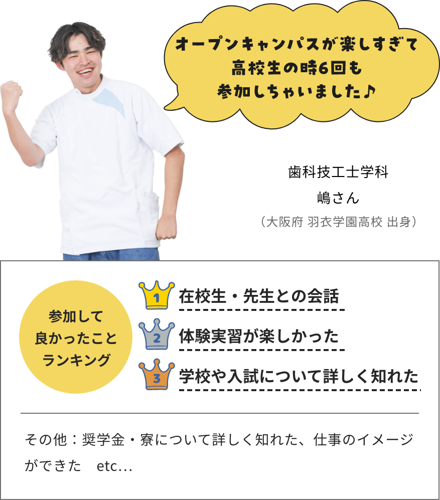 オープンキャンパスが楽しすぎて高校生の時6回も参加しちゃいました