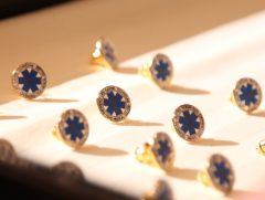 シンボルマーク(スターオブライフ:生命の星)を モチーフとした徽章