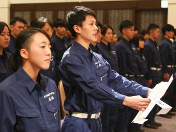 代表学生による決意表明!