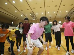 円陣で気合入れます!!!