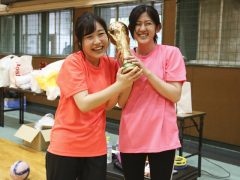 トロフィーと素敵な笑顔(^^)☆