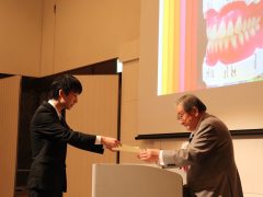テクニカルコンテストで上位入賞した山縣くん!