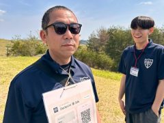 チェックポイントには先生が待ち構えています(笑)