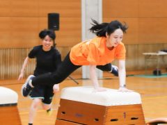 跳び箱をひとっ飛び!
